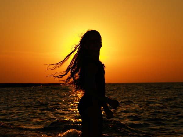 Фотосессия на закате солнца