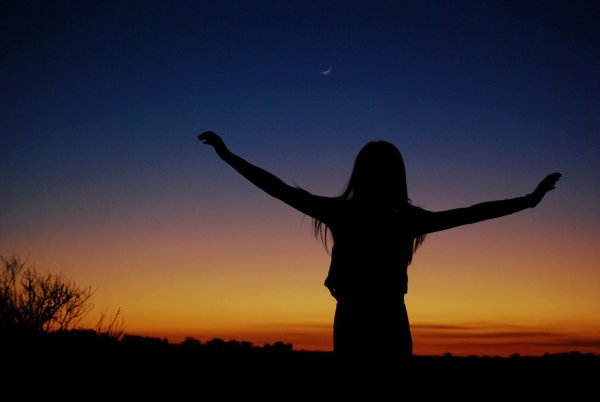 Силуэт девушки