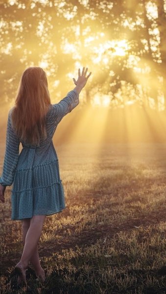 Девушка лето