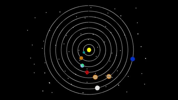 Плоскость эклиптики солнечной системы