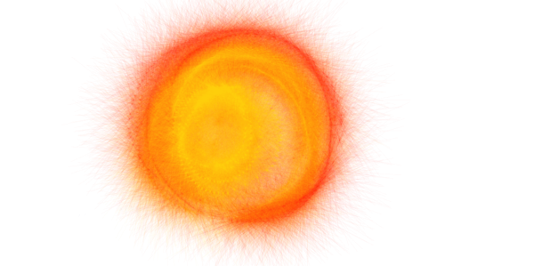 Солнце без фона для фотошопа