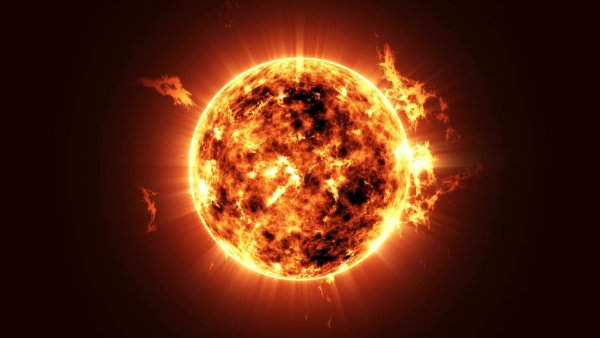 Солнце в космосе