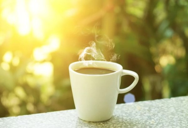 Утро кофе солнце