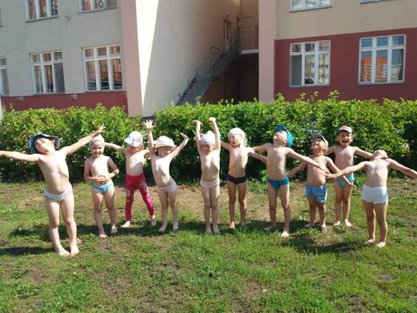 Закаливание детей в детском саду