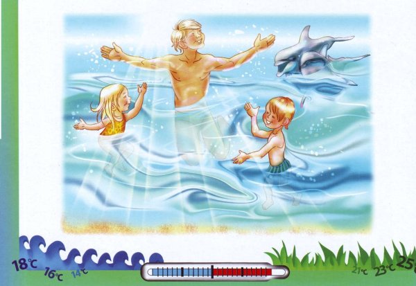 Закаливание детей летом