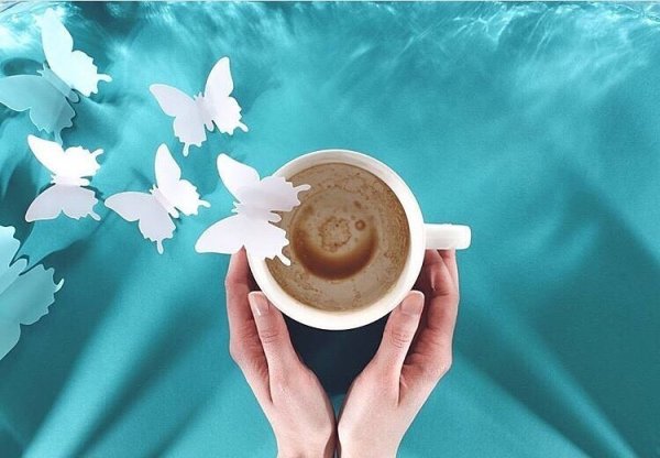 Доброе утро солнце кофе