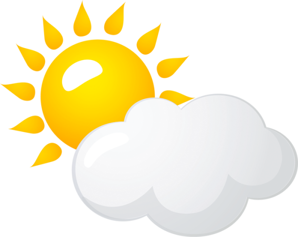 Солнышко с облаками