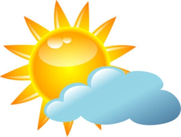 Солнышко с облаками