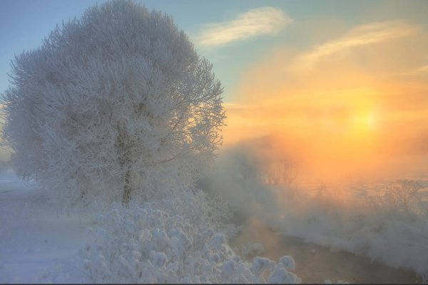 Морозная зима