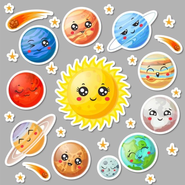 Планеты для печати