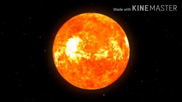 Солнце и земля рисунок