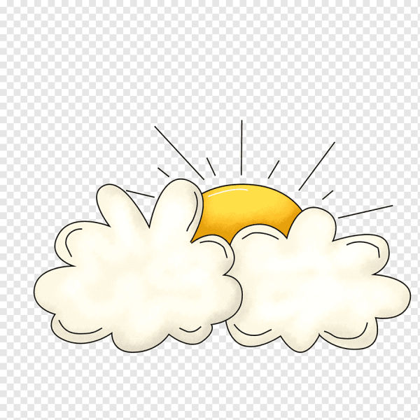 Солнышко с облачком