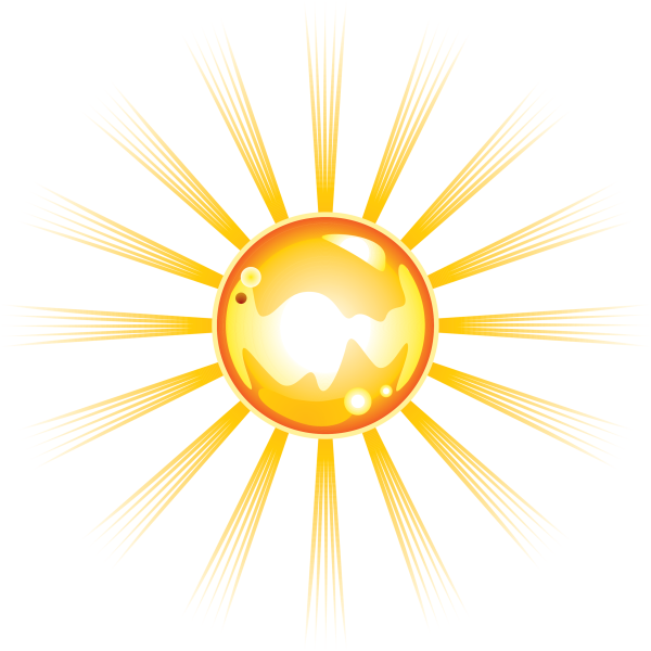 Красивое солнышко