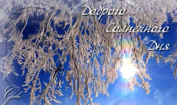 Доброе утро зимняя Планета