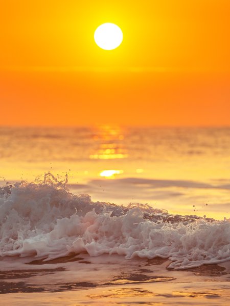 Закат солнца у моря - 63 фото