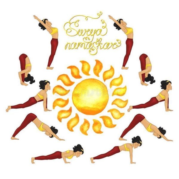 Практика Сурья Намаскар Приветствие солнцу