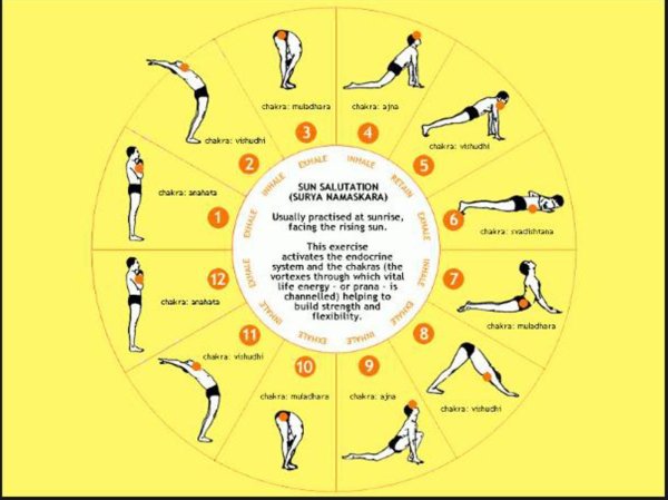 Комплекс Сурья Намаскар Приветствие солнцу