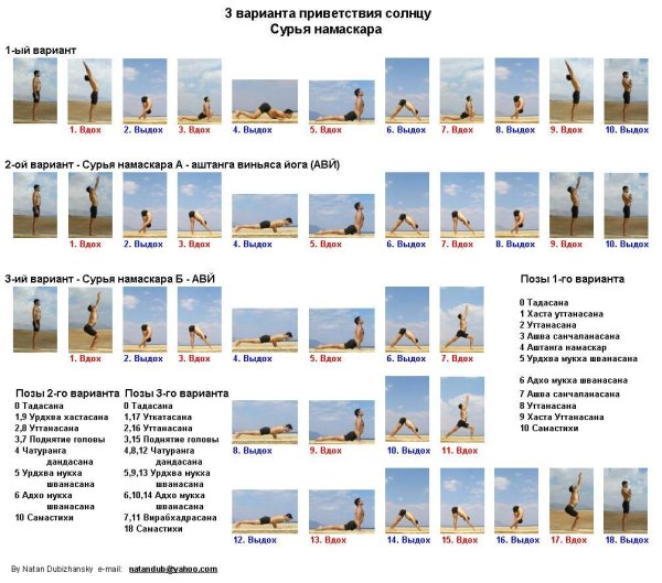 Комплекс асан Сурья Намаскар