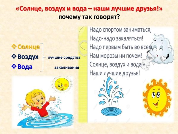 Солнце и вода наши лучшие друзья