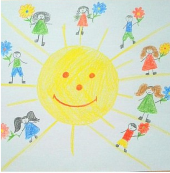 Детские рисунки солнце
