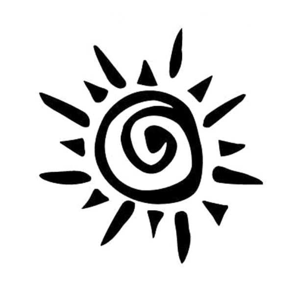 Тату солнце эскизы