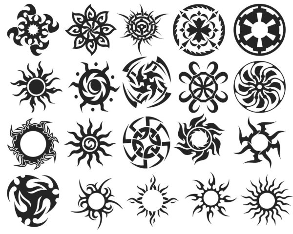 Тату солнышко