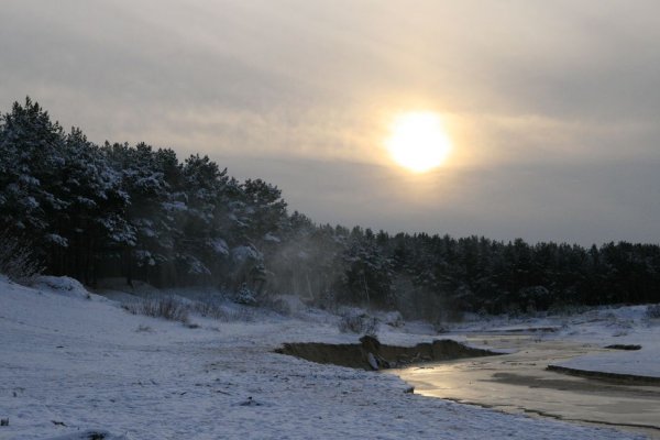 Степь зимой