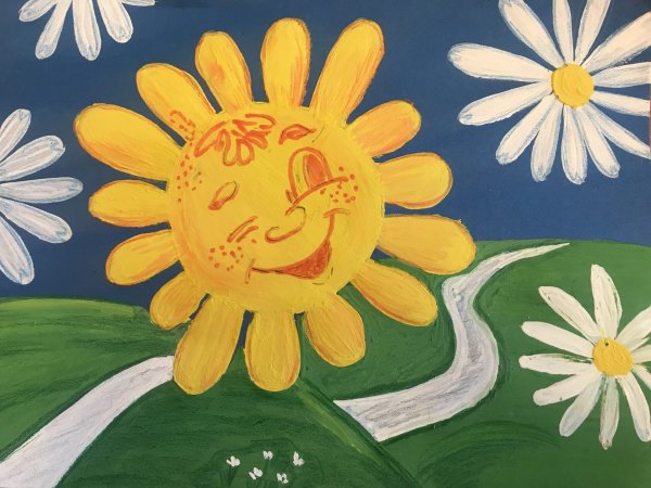 Солнечный круг небо вокруг