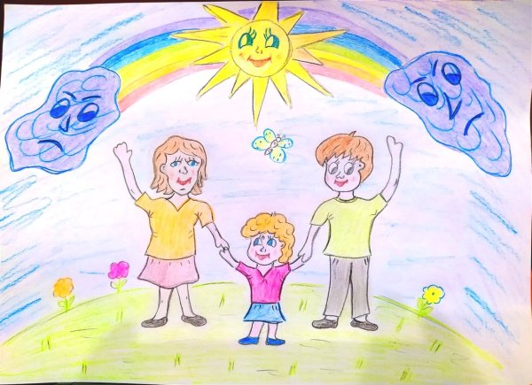 Пусть всегда будет солнце рисунок