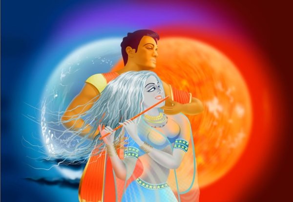 Мужчина солнце женщина Луна