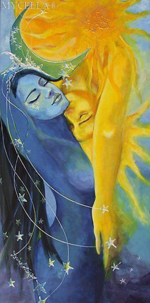 Солнце и Луна вместе