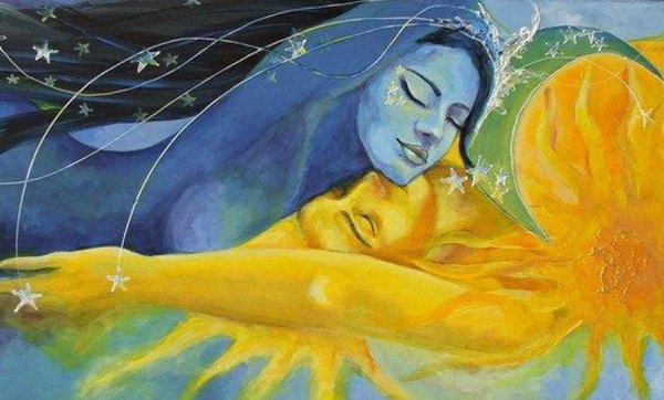 Живопись Dorina Costras Луна и солнце