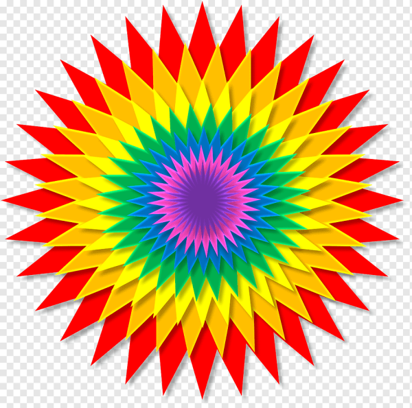 Разноцветное солнышко