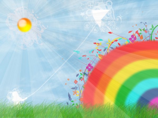 Радужные лучи