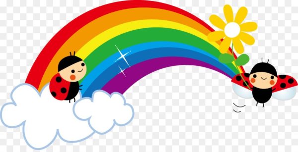 Солнце Радуга облако