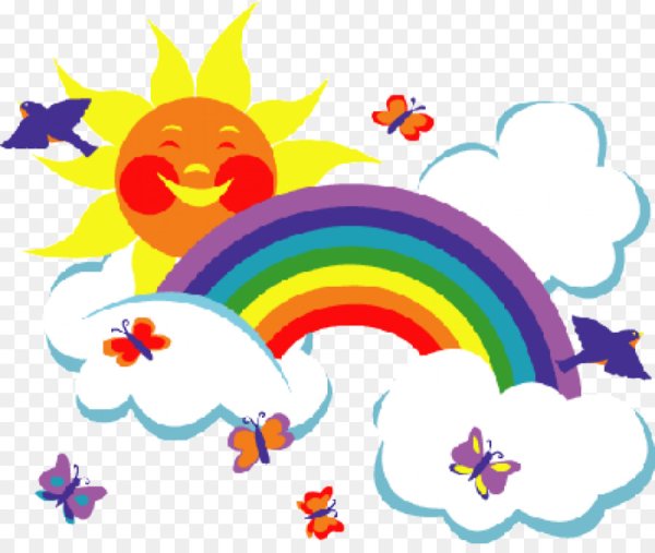 Солнышко и облака для детского сада