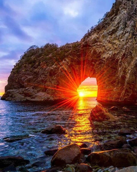 Алмазная вышивка закат