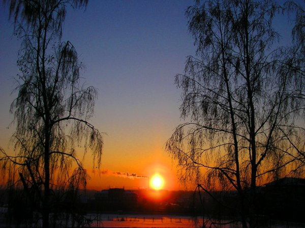 Рассвет весной