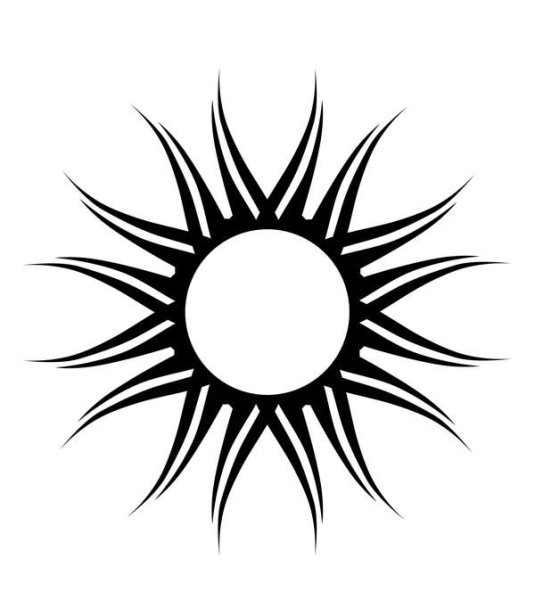 Тату солнце эскизы