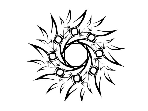 Солнце эскиз