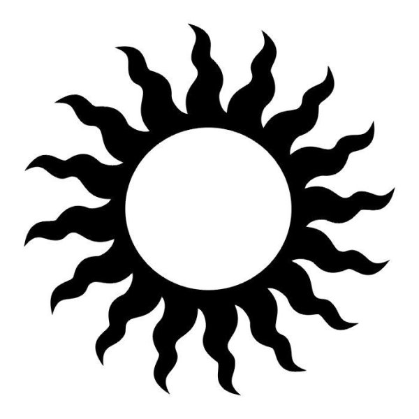 Солнце и Луна эскиз