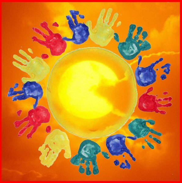 Солнышко раскраска для детей