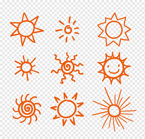 Солнце узор