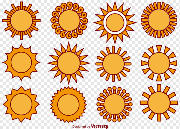 Солнце вектор