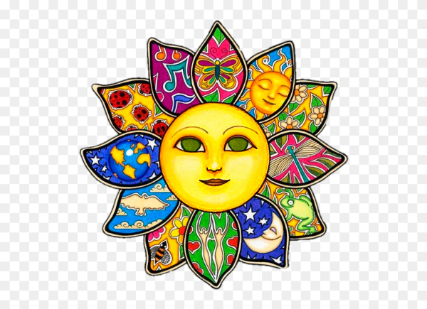 Солнце декоративное изображение