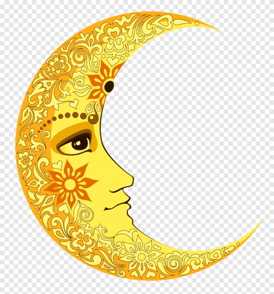 Месяц рисунок