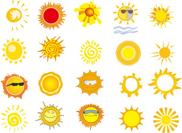 Стилизованное солнце