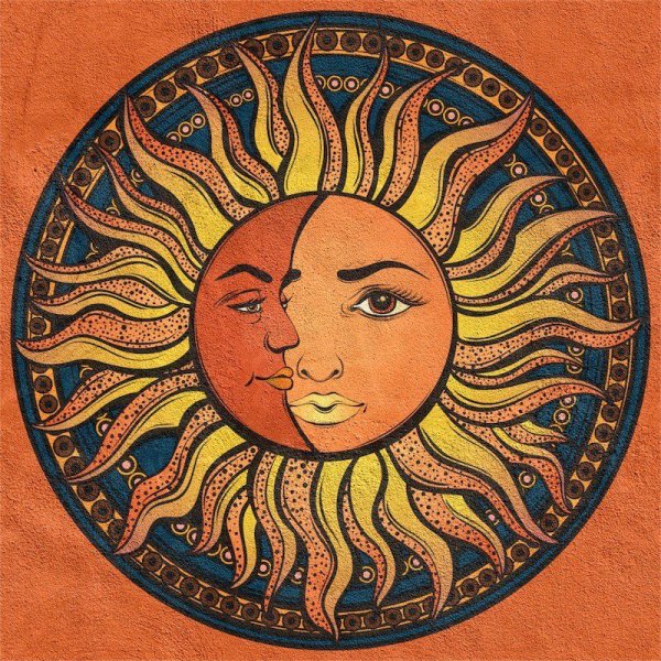 Изображение солнца для тату