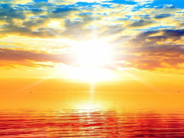 Море солнце