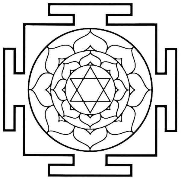 Сарасвати Янтра Мандала